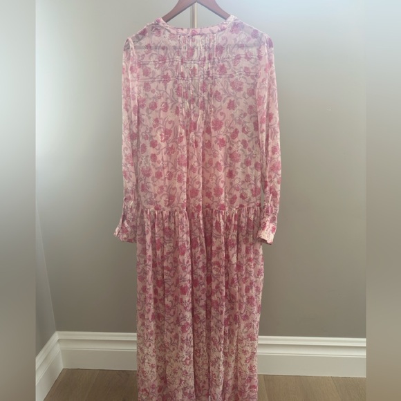 Free People “See It Through” Pink Floral Maxi Dress – Size Small (BNWT) - Picture 3 of 11